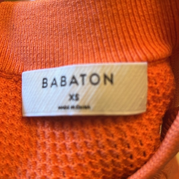 Aritzia Babaton Sculpt Knit Orange Top - Picture 3 of 7